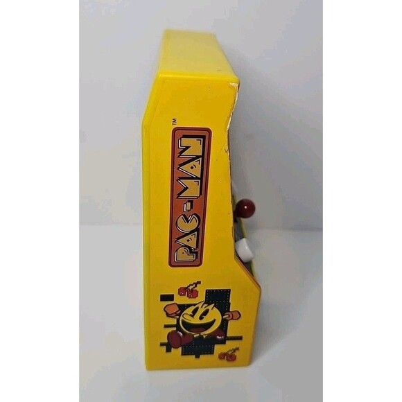 Pac-Man Mini Hand Held Arcade Game Works Great! Bandai Namco 6"x4" - Picture 3 of 6